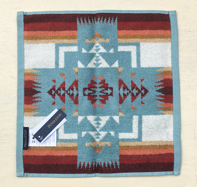 PENDLETON アイコニック ジャガード ウォッシュタオル チーフジョセフアクア