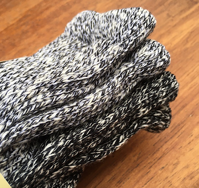 2足組 靴下 Healthknit ヘルスニット スラブミックスクルー ソックス