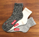 3足組 靴下 Healthknit ヘルスニット クォーター丈ソックス