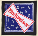 Vintage Budweiser Beer バドワイザー デッドストック アメリカ製 バンダナ