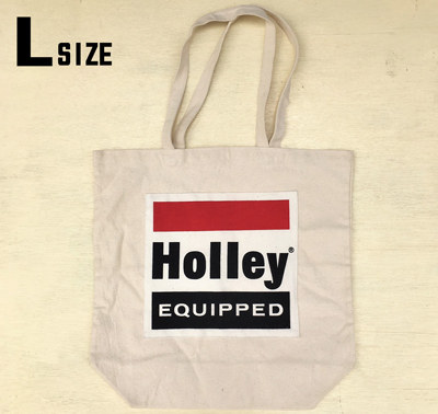 Holley EQUIPPED ビンテージ大型パッチ付き コットントートバッグ