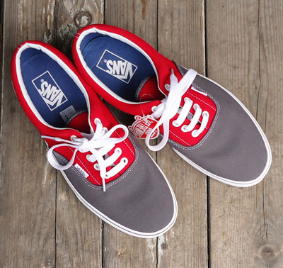 VANS Era 2 Tone Pewter/Racing Red