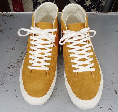 USA企画 VANS Court Mid DX（Pig Suede）Amber Gold