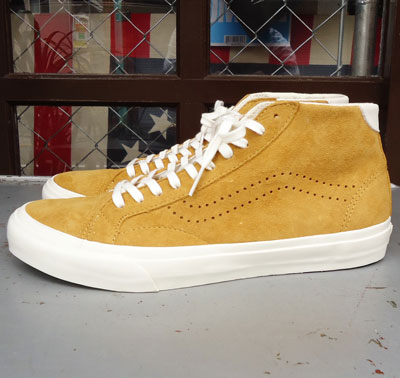 USA企画 VANS Court Mid DX（Pig Suede）Amber Gold