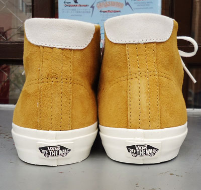 USA企画 VANS Court Mid DX（Pig Suede）Amber Gold