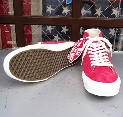 USA VANS Court Mid DX Pig Suede Chilli Pepper BUDDY U.S.CLOTHING