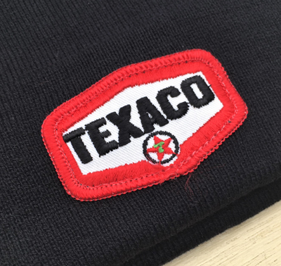 ワッペン付ニットキャップ CHAMPION COORS FORD TEXACO