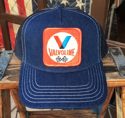 ワッペン付きデニムキャップ VALVOLINE/BUDDY U.S.CLOTHING