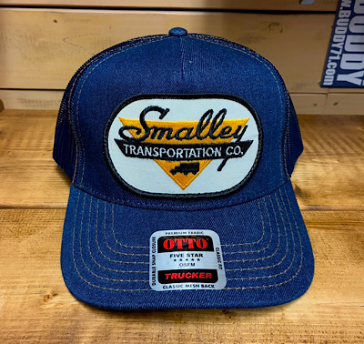 ワッペン付きデニムキャップ