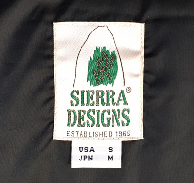 SIERRA DESIGNS シエラデザイン ダウンベスト ブラック Mサイズ