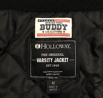 HOLLOWAY VARSITY JACKET BUDDY オリジナル シュニール付き