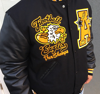 HOLLOWAY VARSITY JACKET BUDDY オリジナル シュニール付き