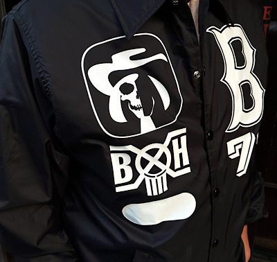BUDDY x BOUNTY HUNTER コラボ コーチジャケット 裏ボア (ポリエステル)