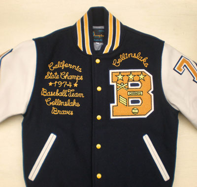 BUDDY別注アワードジャケット(BRAVES)/BUDDY U.S.CLOTHING