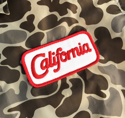 ダックハンターカモ コーチジャケット CALIFORNIA