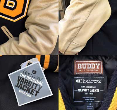 HOLLOWAY VARSITY JACKET BUDDY オリジナル シュニール付き