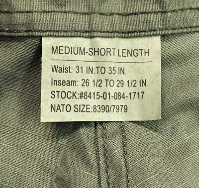 ROTHCO Rip-Stop BDU ショートレングス Pants