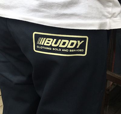 BUDDY オリジナル REDKAPプリント ワークパンツ
