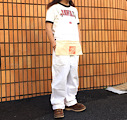 Dickies ワークエプロン付き ホワイト オーバーオール USAモデル