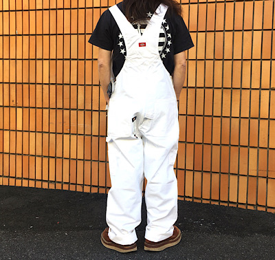 Dickies ワークエプロン付き ホワイト オーバーオール USAモデル