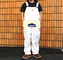 Dickies ワークエプロン付き ホワイト オーバーオール USAモデル
