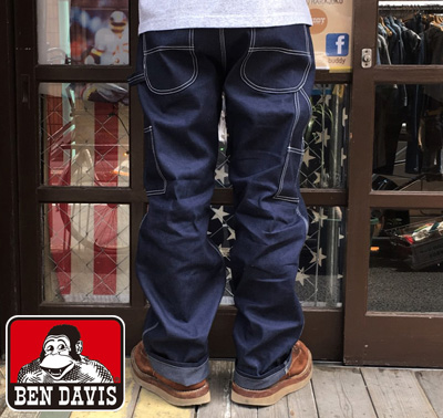 BUDDY別注　BEN DAVIS　ベンデイビス デニムペインターパンツ