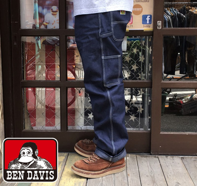 BUDDY別注　BEN DAVIS　ベンデイビス デニムペインターパンツ