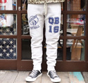 BUDDY別注Champion リバースウィーブスエットパンツ タイトフィット(QB16)