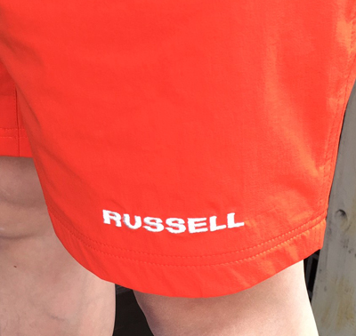 RUSSELL ATHLETIC ショートパンツ オレンジ