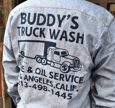 BUDDY オリジナル TRUCK WASH シャンブレーシャツ