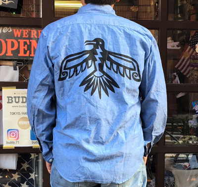 BUDDY オリジナル ★SPRINGFORD★ ARIZONA THUNDERBIRD シャンブレーシャツ