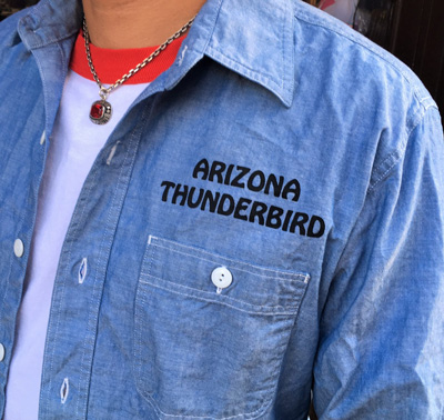 BUDDY オリジナル ★SPRINGFORD★ ARIZONA THUNDERBIRD シャンブレーシャツ