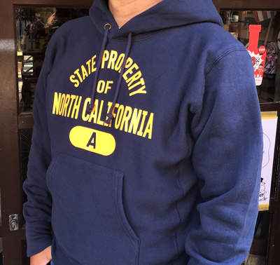 Champion リバースウィーブ 青タグプルオーバーパーカー C3-U116 NORTH CALIFORNIA