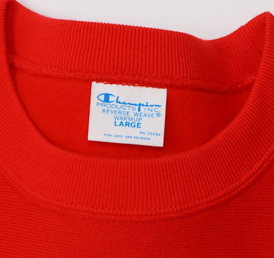Champion リバースウィーブ 青タグ クルーネックスウェット