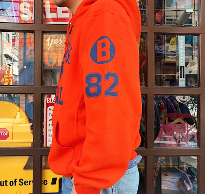 BUDDY 別注 RUSSELL ATHLETIC プルオーバーパーカー