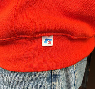 BUDDY 別注 RUSSELL ATHLETIC プルオーバーパーカー