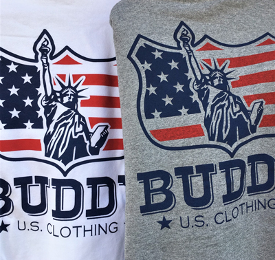 BUDDY×JERZEES Indian & Statue of Liberty プルオーバーパーカー