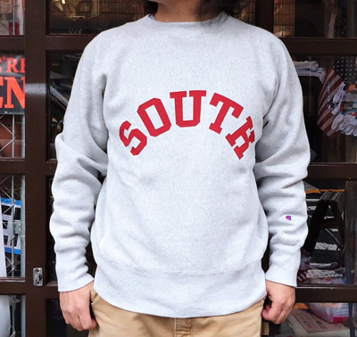 BUDDY 別注 Champion リバースウィーブ 前Ｖ クルースエット(SOUTH