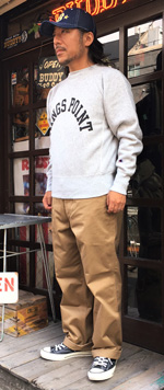 BUDDY 別注 Champion リバースウィーブ 前Ｖ クルースエット KINGS