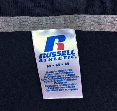 BUDDY 別注 RUSSELL ATHLETIC プルオーバーパーカー