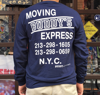 BUDDY オリジナル ロングスリーブＴシャツ BUDDY’S EXPRESS