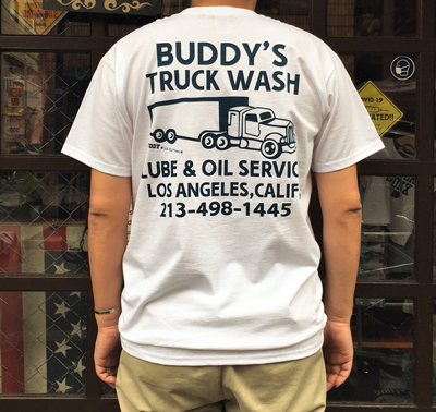 BUDDY × FRUIT OF THE LOOM BUDDY'S TRUCK WASH Ｔシャツ