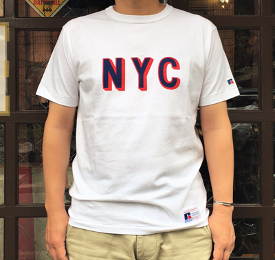 BUDDY 別注 RUSSELL ATHLETIC Ｔシャツ NYC