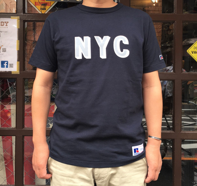 BUDDY 別注 RUSSELL ATHLETIC Ｔシャツ NYC