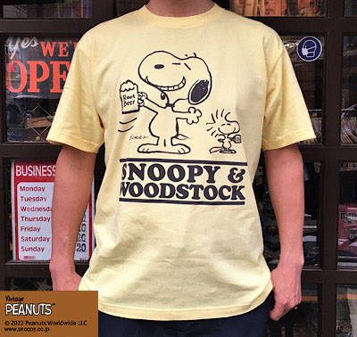 BUDDY 別注 PEANUTS スヌーピーTシャツ