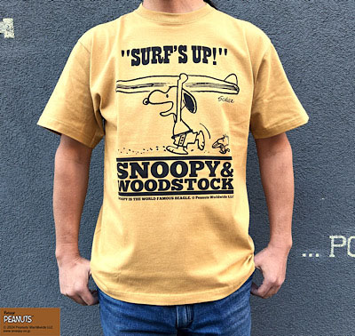 BUDDY 別注 PEANUTS スヌーピーTシャツ