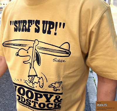 BUDDY 別注 PEANUTS スヌーピーTシャツ