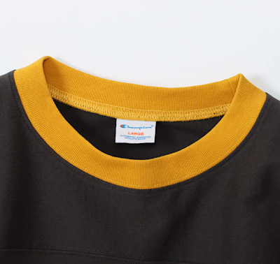 Champion 3/4 スリーブ フットボールTシャツ