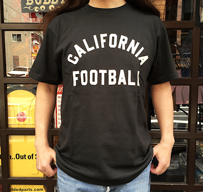 BUDDY オリジナル CALIFORNIA FOOTBALL Ｔシャツ スミクロ