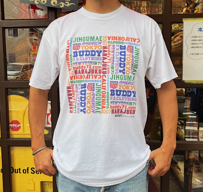 BUDDY × FRUIT OF THE LOOMＴシャツ